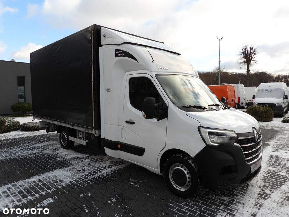 Renault MASTER PLANDEKA 9 PALET WEBASTO TEMPOMAT LEDY PNEUMATYKA KLIMATYZACJA  165KM - 5