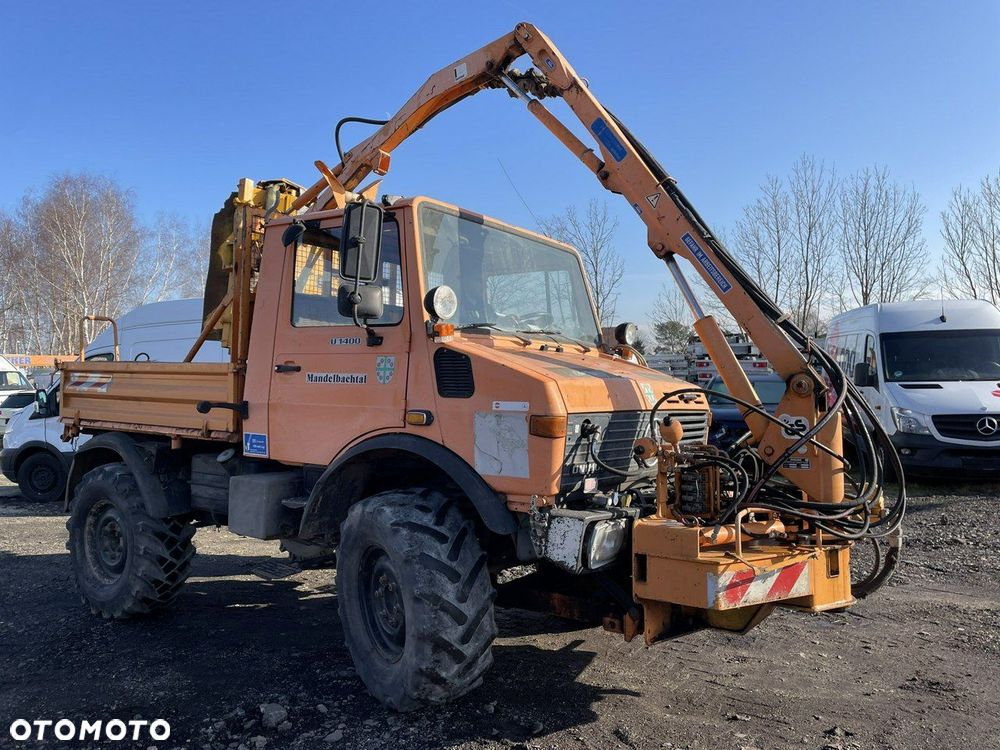 Unimog Unimog 1400 4X4 Kosiarka teleskopowa posypywarka - 8