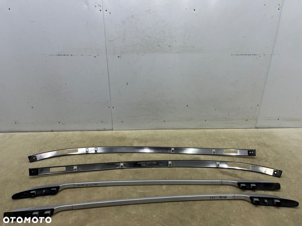 Relingi dachowe Nissan X-Trail III T32 Rogue 13-21r. mocowania bagażnika na dach zaślepki listwy KPL - 11