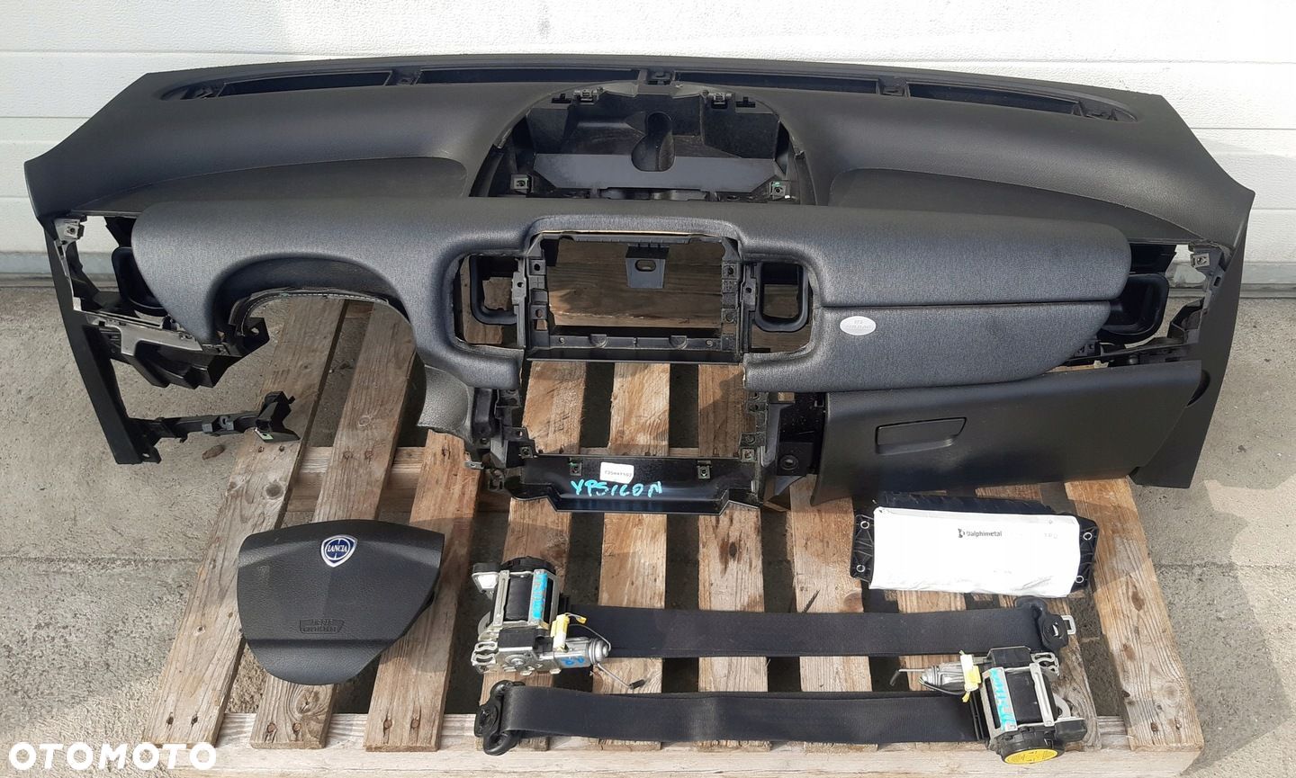 LANCIA YPSILON II 2008R DESKA KONSOLA AIRBAG PASY - 1