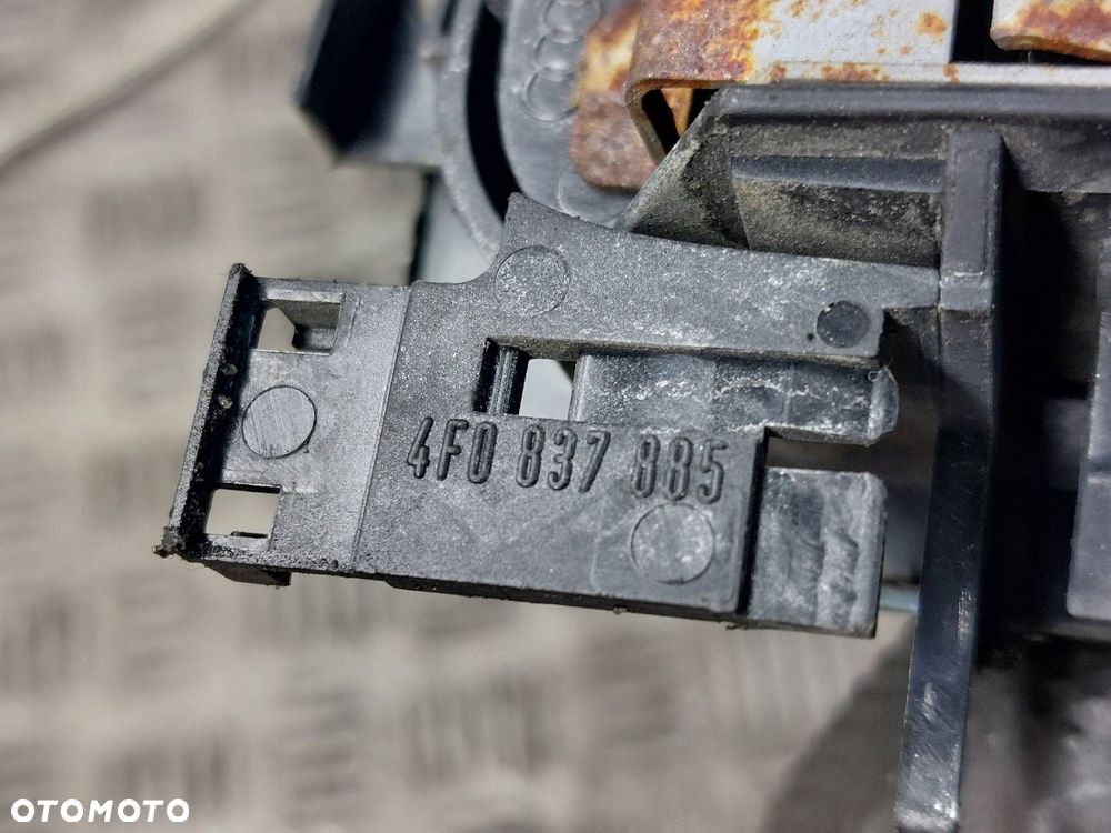 KLAMKA ZEWNĘTRZNA DRZWI LEWY PRZÓD AUDI A6 C6 LY5K 4F0837885 - 4