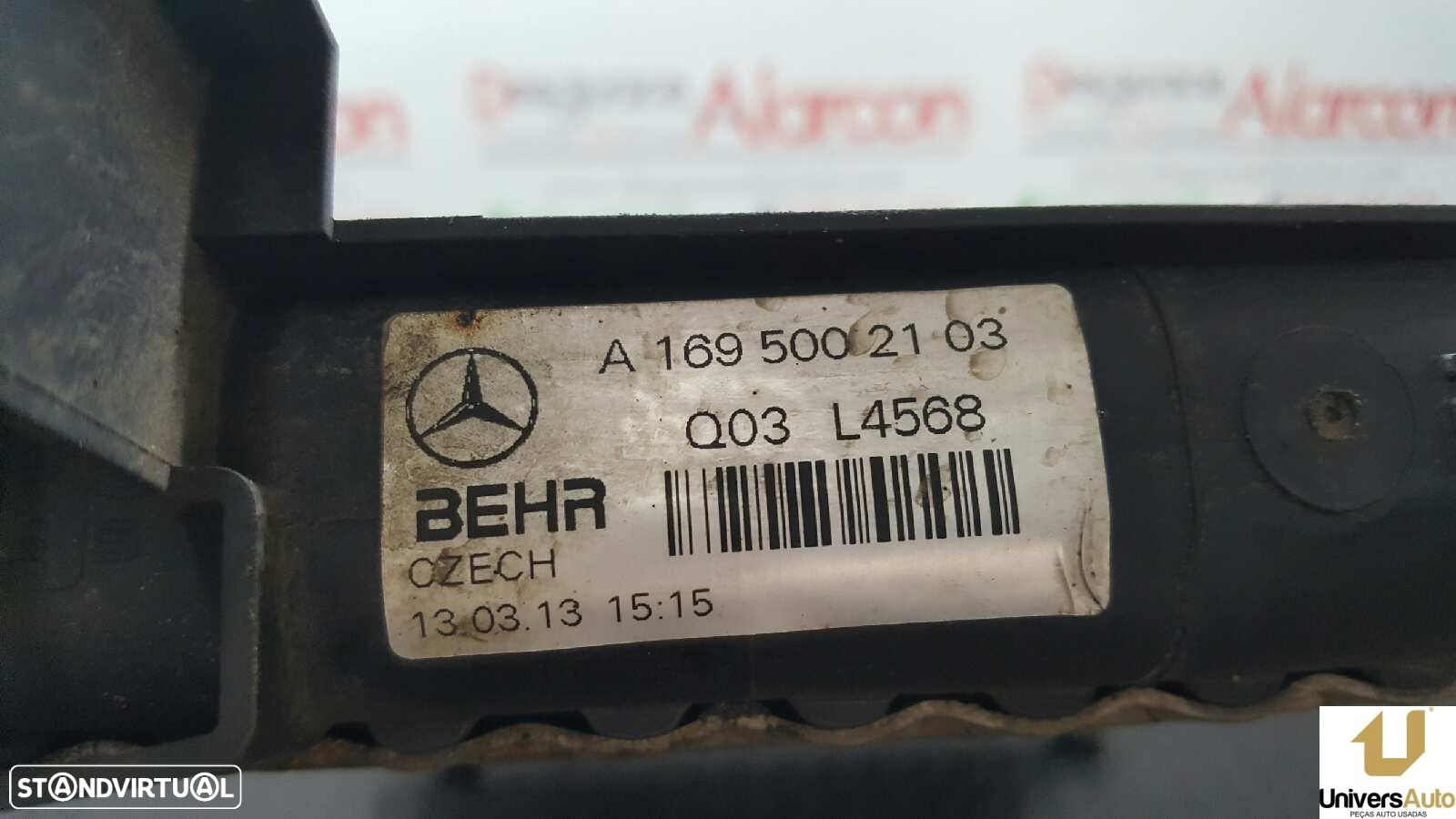 RADIADOR DE ÁGUA MERCEDES CLASE B (W245) 200 CDI (245.208) - 2