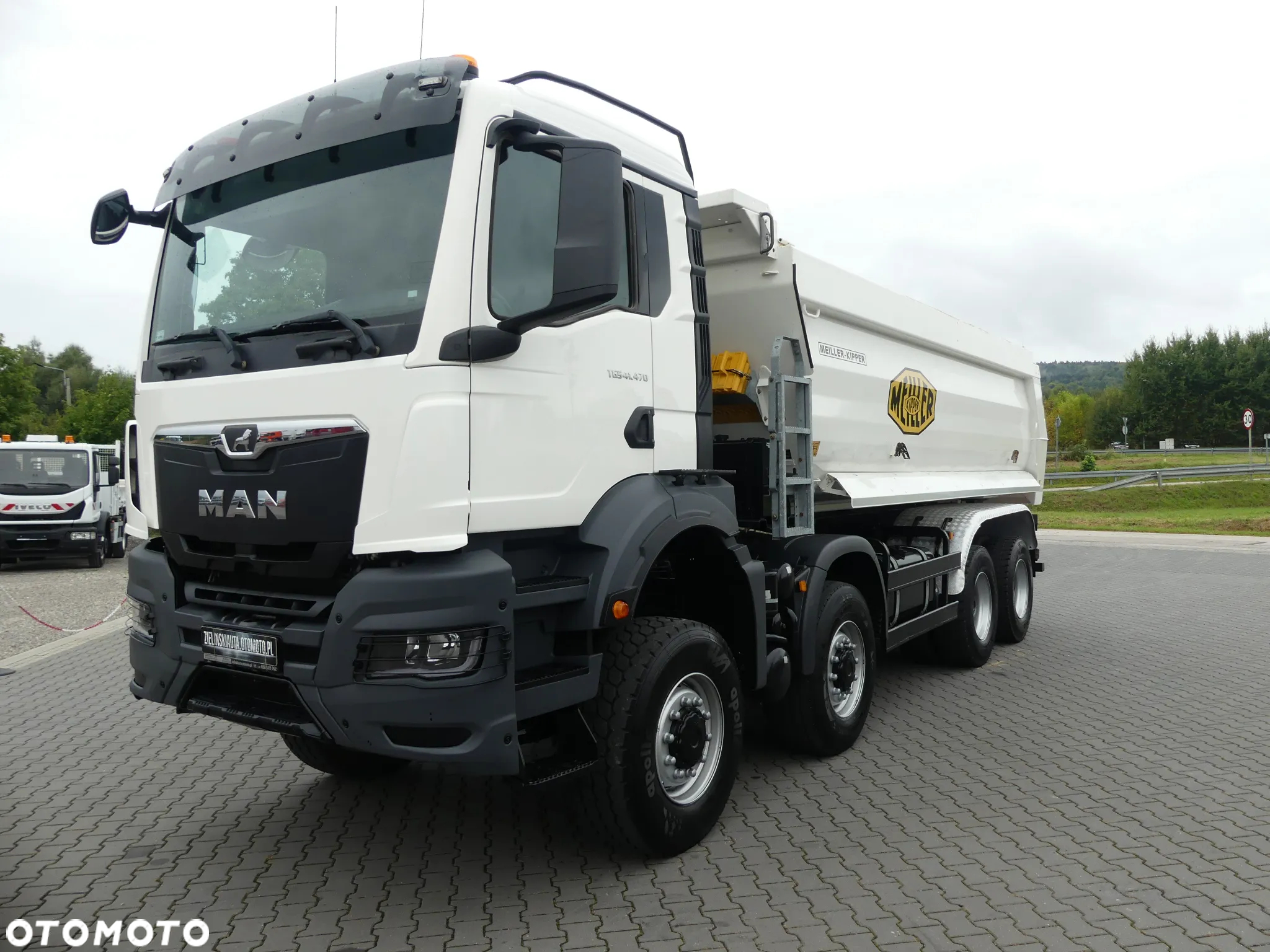 MAN TGS 41.470 / 8x8 / WYWROTKA MEILLER / MANUAL / NISKI PRZEBIEG / - 3