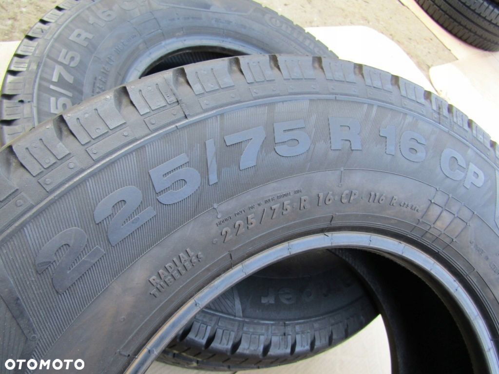 4x Opony 225/75 16C 116R Continental Vanco Camper 16 C LATO 7,5 mm - 17