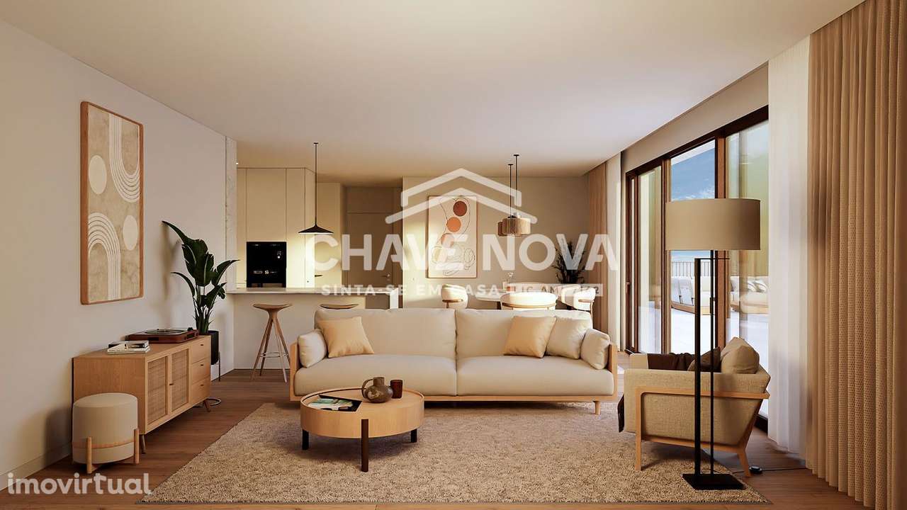 T2 Novo c/ Varanda e Lugar de Garagem em Valbom, Gondomar - Grande imagem: 5/11