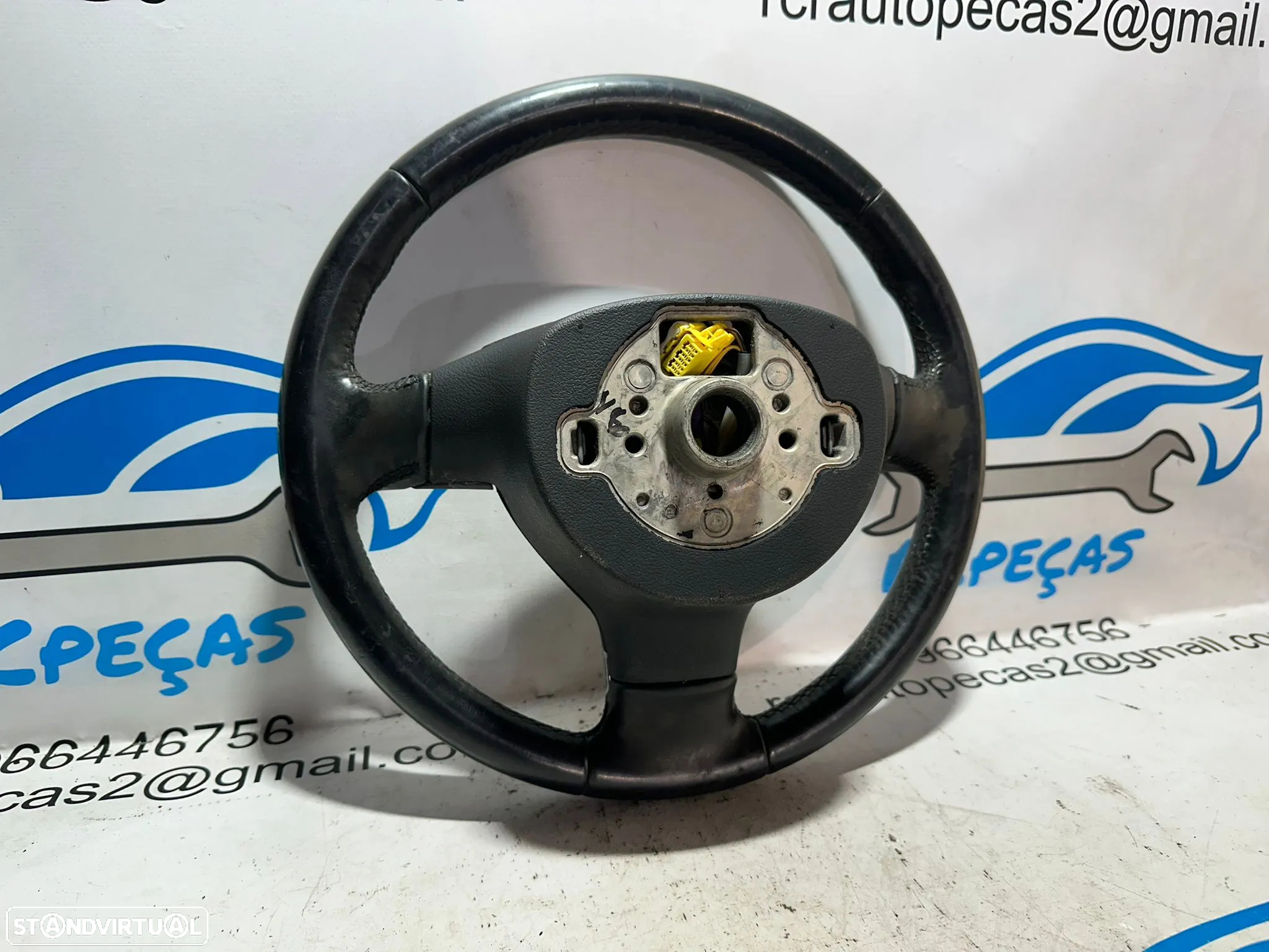 .Volante Pele Original VW Volkswagen Golf V 5 MK5 Variant 1K0419091ES - 6
