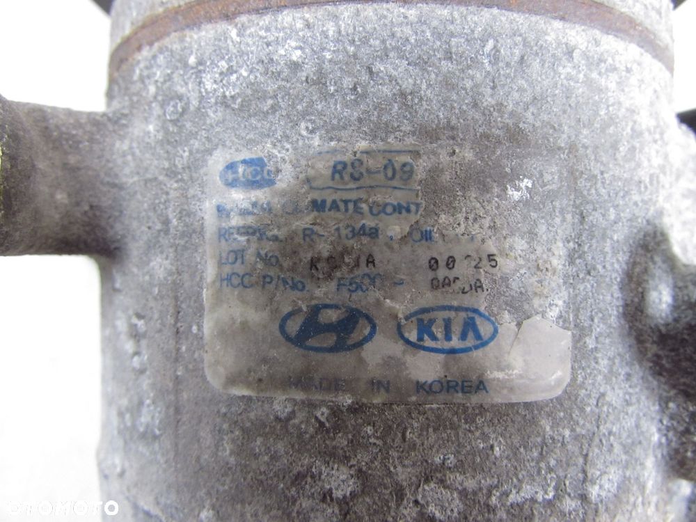 HYUNDAI I10 II PICANTO 1.2 14-19 SPREZARKA KOMPRESOR KLIMATYZACJI F500-QADAA-03 HCC RS-09 - 7