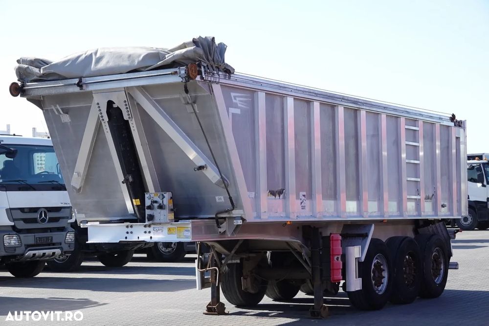 Benalu BASCULANTE ALUMINIU 28 M3 / AXIE LIFTATOR / GREUTATE 5100 KG - 2