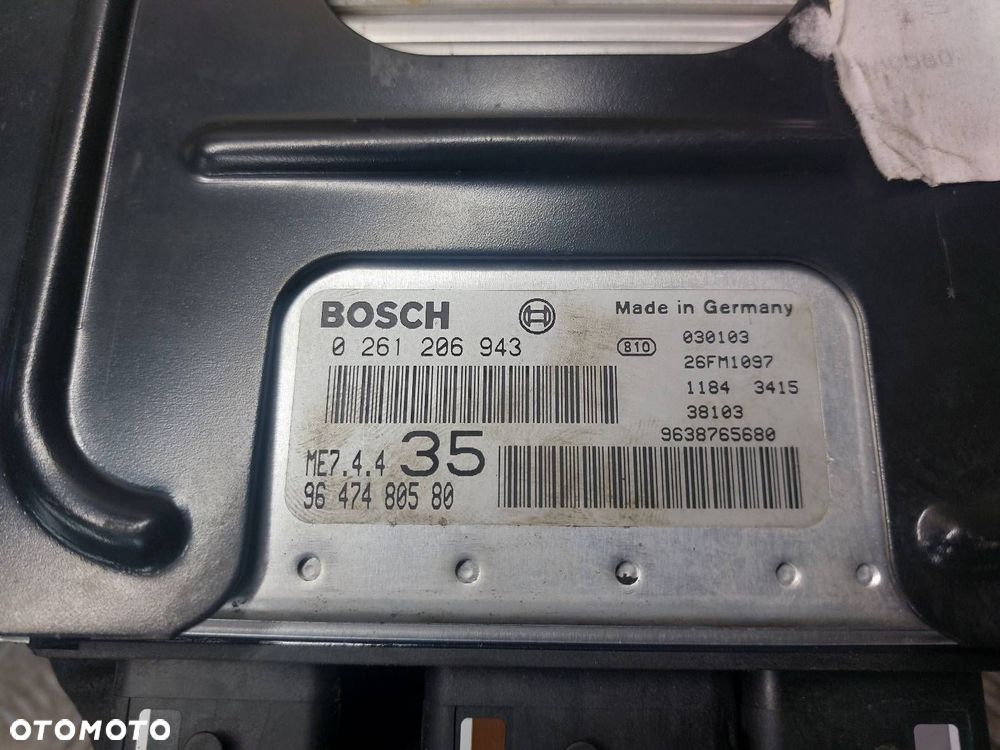 ZESTAW STARTOWY PEUGEOT 307 I 1.6 16V 9647480580 9646405180 9650218180 - 3