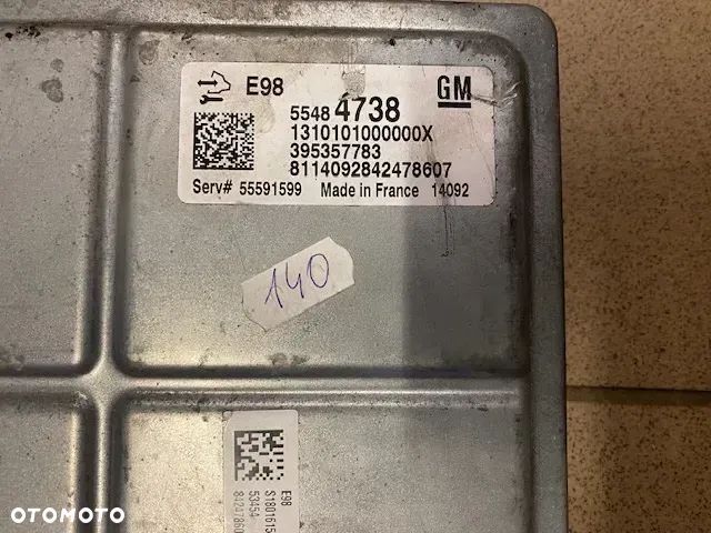 STEROWNIK KOMPUTER SILNIKA OPEL ASTRA J 1.6 CDTI 55484738 - 2