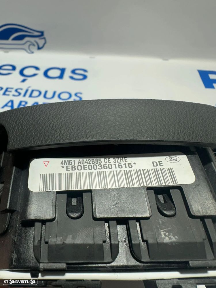 .Airbag Volante Guiador Original Ford Focus 2 MK2 4M51A042B85CE3ZHE 2004 - 2012 - 6