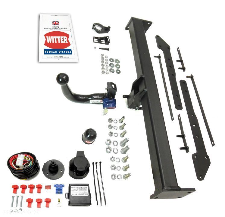 Hak Holowniczy  AUTOMAT Wypinany Moduł Ford Mondeo MK4 5D Hatchback Sedan Limuzyna 4D od 07 do 2014 - 1