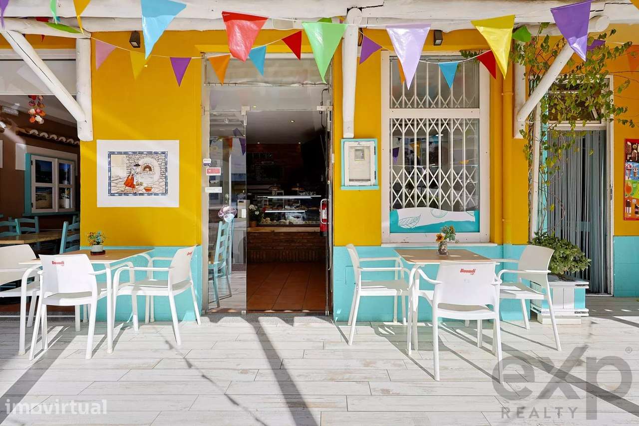 Pasteleria E Pizzeria, Terraço, Parking Praia 300 M - Grande imagem: 2/26