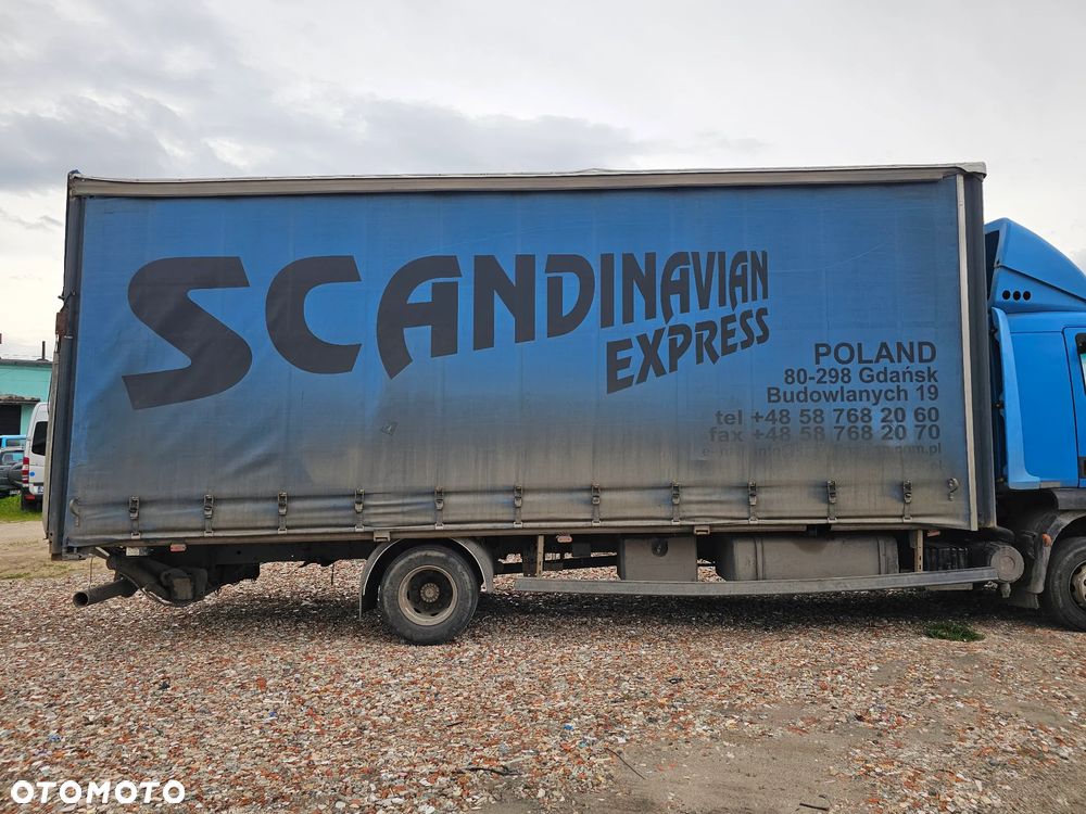 ZABUDOWA SKRZYNIA PLANDEKA PAKA MAGAZYN FIRANKA 7,2 m IVECO EUROCARGO DAF LF 45 55 MERCEDES ATEGO - 2