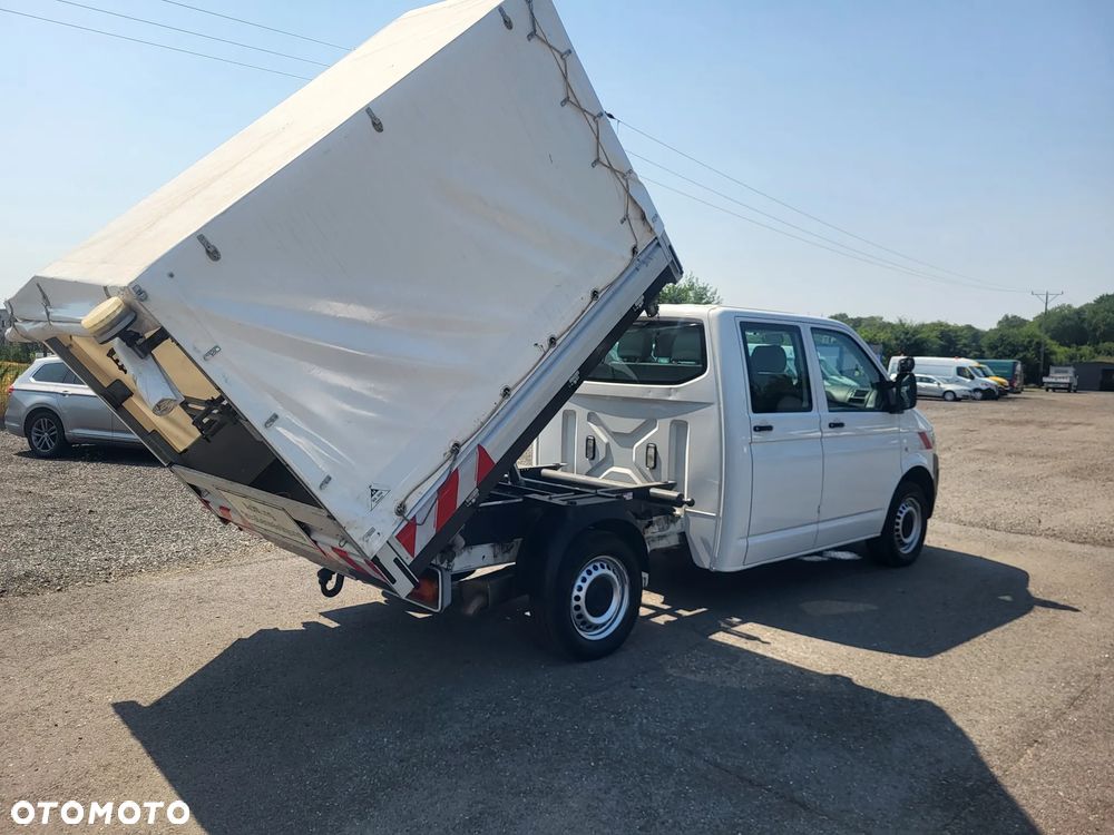 Volkswagen Transporter t5 lift doka wywrotka kipper klima - 3
