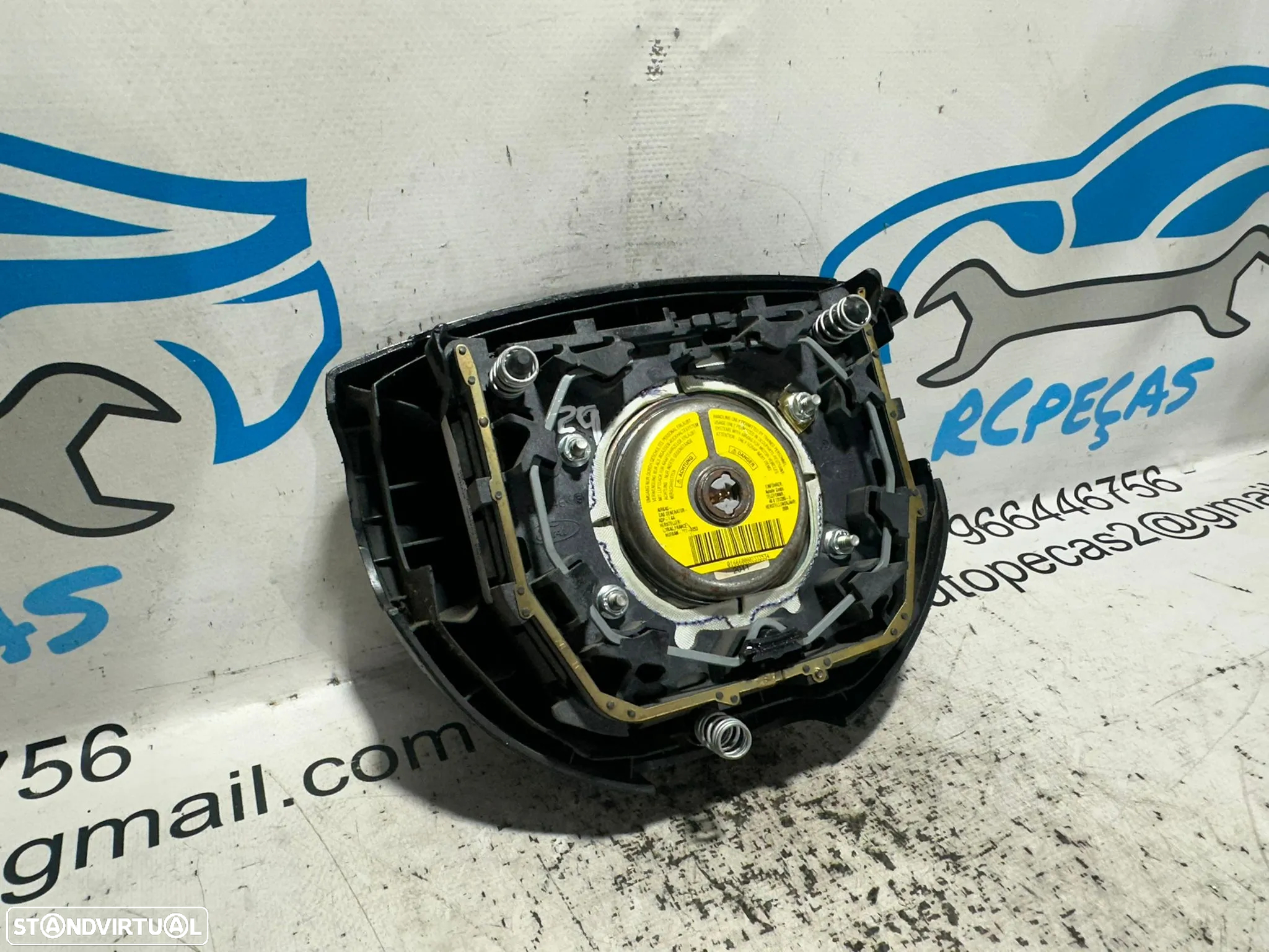 .Airbag Volante Guiador Original Ford Fiesta MK5 5 6S6AA042B85ACZHGT 2002 - 2008 - 6
