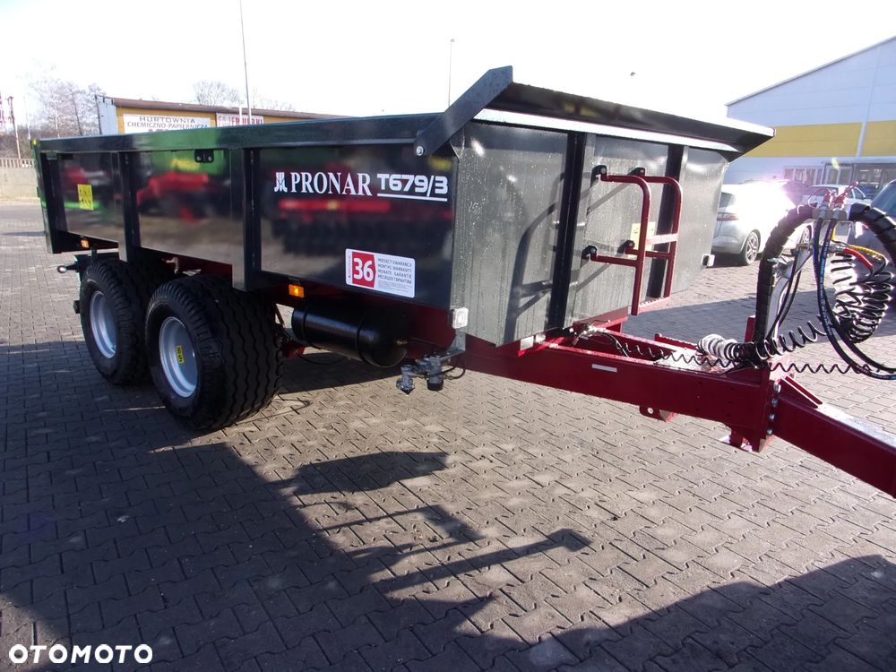 Pronar Przyczepa budowlana-skorupowa PRONAR T-679/2-12t, T679/3-10t, T679/4M-8,5t, T679/4MN-8,5t- Ursus T-041 - ładowność 7-ton, Kellfri 23-D60 - 6-ton, Kellfri 23-D90 - 9-ton - 11