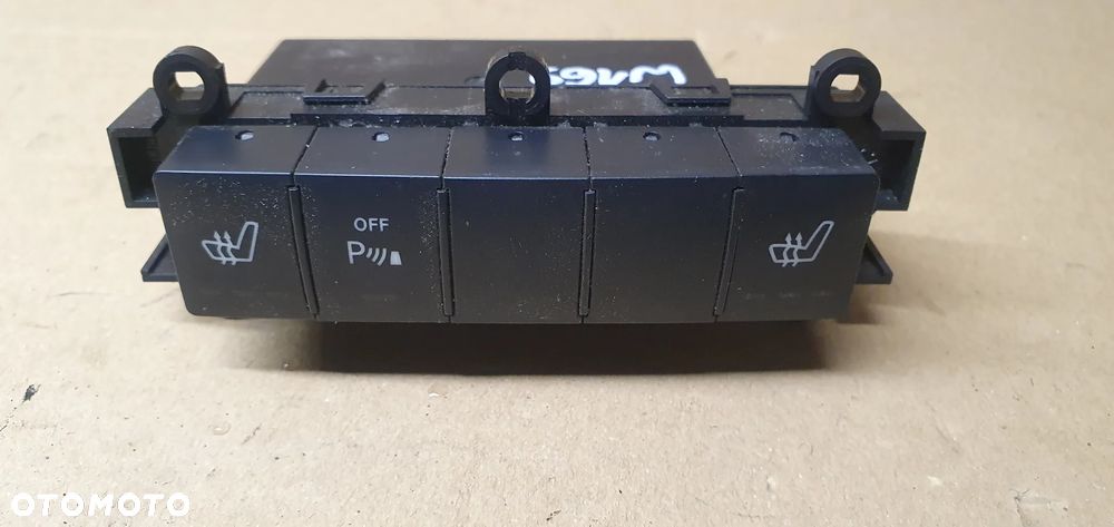 Przełączniki panel sterowania grzania foteli PDC Mercedes A-Klasa W169 1698209010 - 1