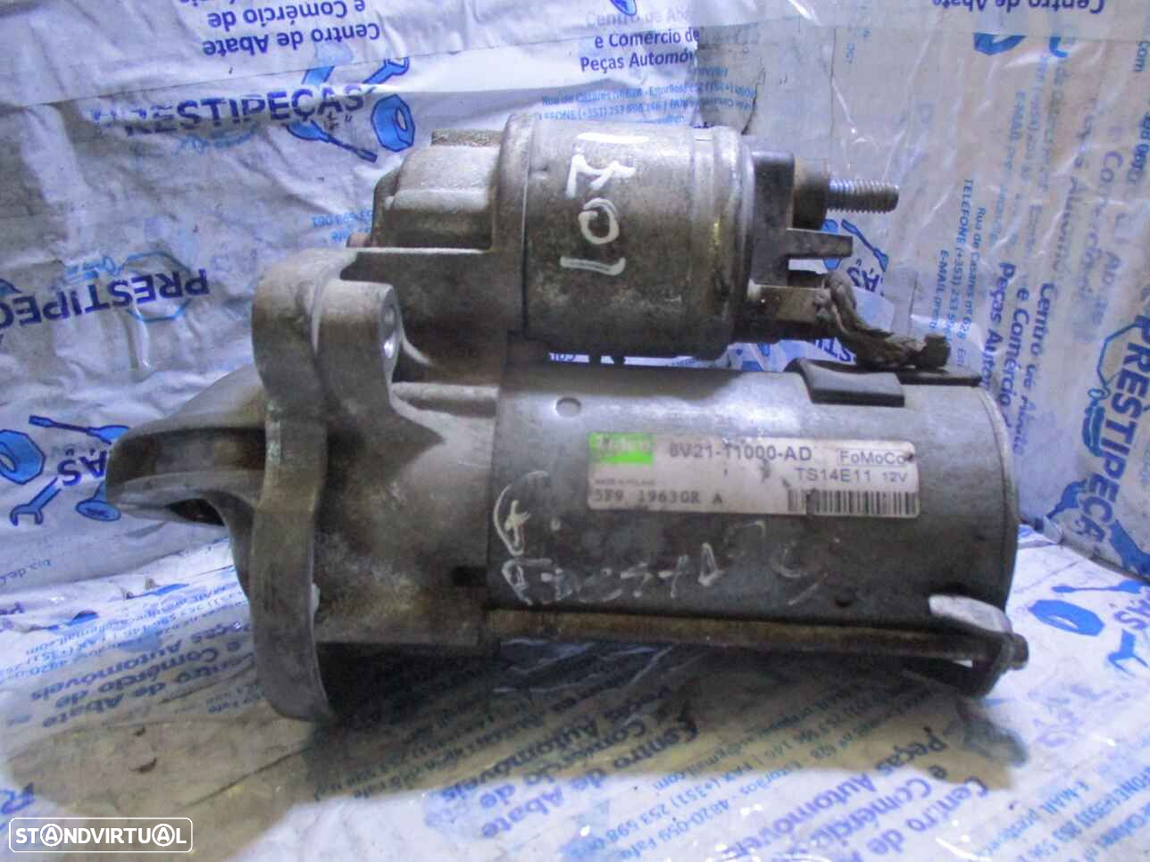Motor De Arranque TS14E11   8V2111000AD FORD FIESTA 2009 1.4TDCI FORD FIESTA 6 2010 1.4TDCI 70CV 0P CINZA FORD FIESTA 6  2010 1.4TDCI 70CV 5P BRANCO - 5