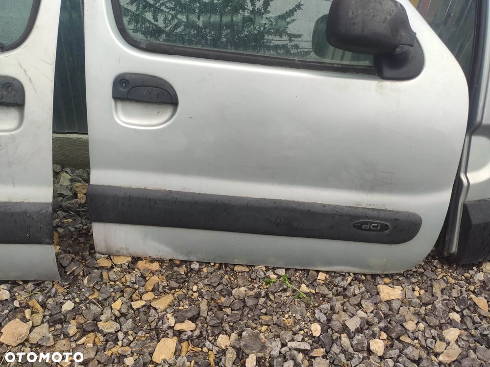 KL Drzwi Prawy Lewy Przód Tył Gołe RENAULT KANGOO I 97- LIFT TEB64 SREBRNE - 7