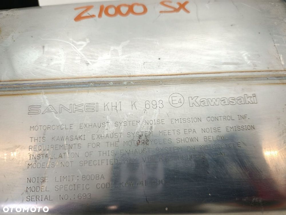 KAWASAKI Z1000SX TŁUMIK WYDECH - 11
