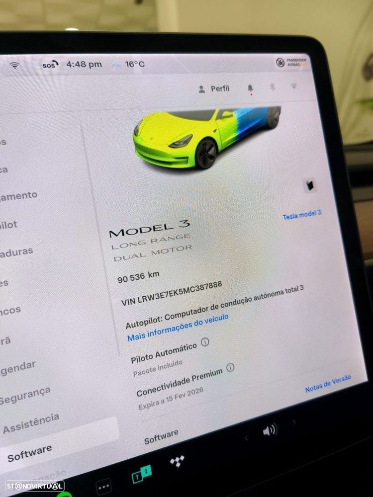 Tesla Model 3 Long Range Tração Integral - 16