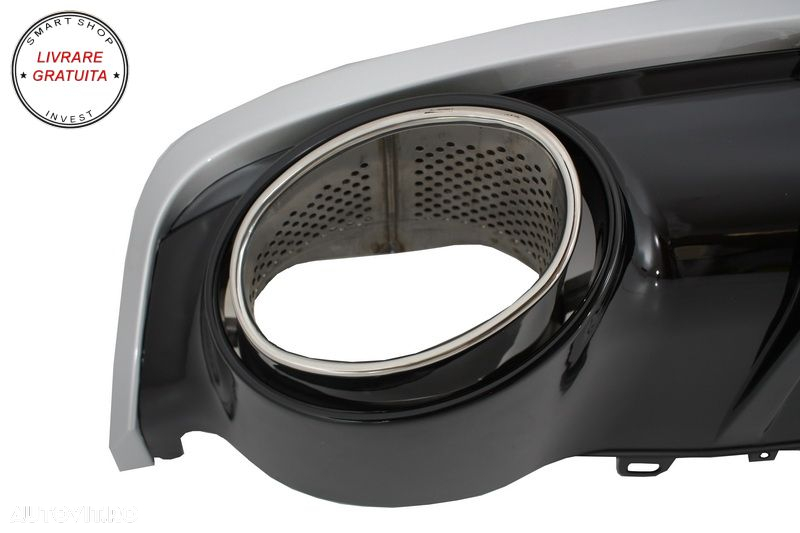 Difuzor Bara Spate si Ornamente Evacuare Audi A7 4G Facelift (2015-2018) RS7 Desig- livrare gratuita - 4