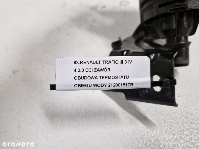 RENAULT TRAFIC III 3 IV 4 2.0 DCI ZAWÓR OBUDOWA TERMOSTATU OBIEGU WODY 212001517R - 8