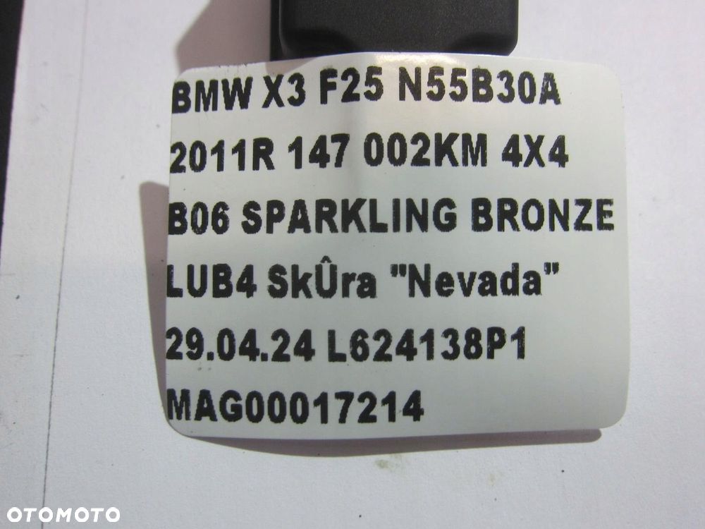 BMW X3 F25 WIĄZKA PDC PRZEDNIA PRZÓD Z CZUJNIKAMI PARKOWANIA 61129243643 - 16