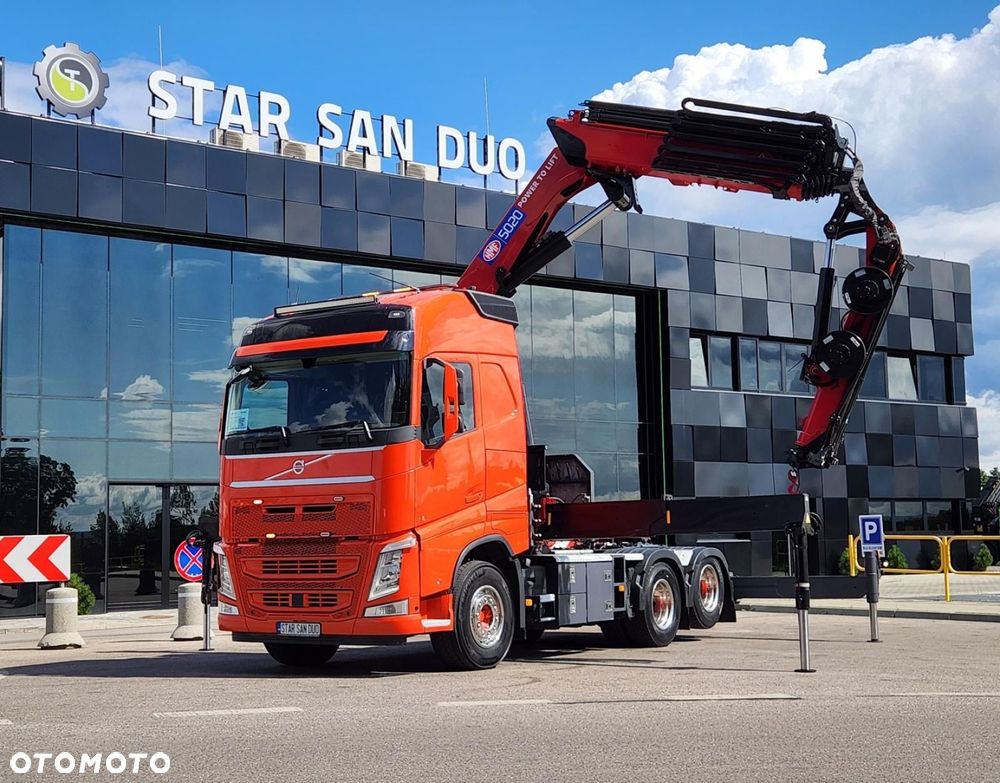Volvo FH 540 6x2 HMF 5020-K6 Fly Jib HDS Ciągnik Siodło - 2
