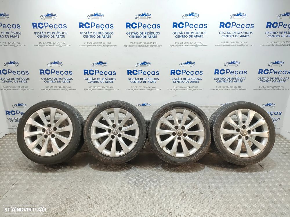 Conjunto de jantes 18 originais Opel Insignia A Facelift 8J ET42 5x120 - 11