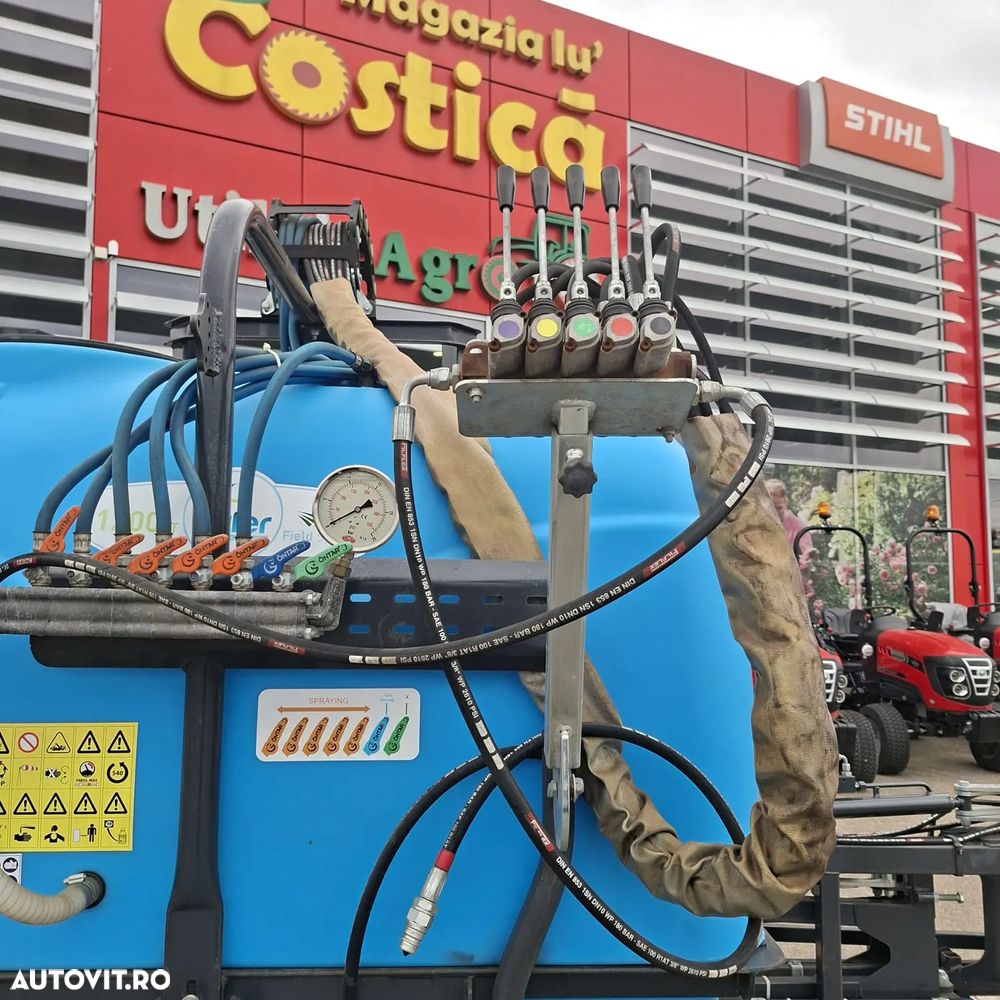 Bufer Erbicidator Panter Hidro Anatolia, 1200 lt, 18m, duze trijet, A-105, ridicare si deschidere hidraulica, filtre linie, produs nou, matricola 2023, stoc Ploiesti - 6