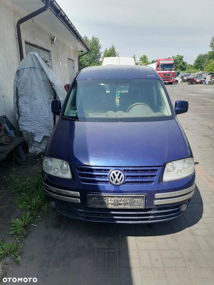 KOMPLETNY PRZÓD Volkswagen Caddy III Przed Lift (03-10r.) lakier LD5Q  D5Q. Europa MASKA LAMPA ZDERZAK GRILL ATRAPA PAS PRZEDNI WZMOCNIENIE CZOŁOWE CHŁODNICA do założenia bez malowania - 1