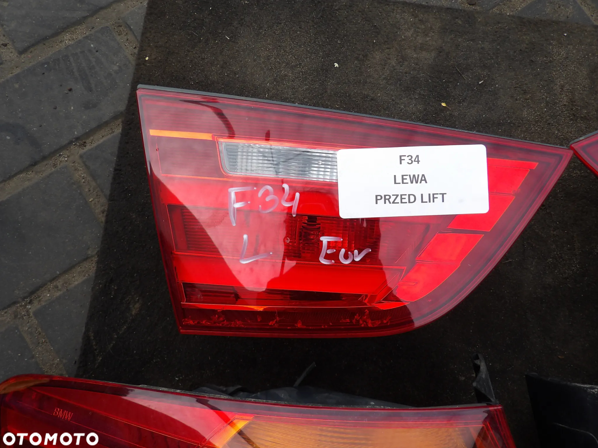 BMW - F34 - PRZED LIFT - LAMPY TYLNE - KOMPLET - EUROPA - 7286033  7286034  7286038  7286037 - 4