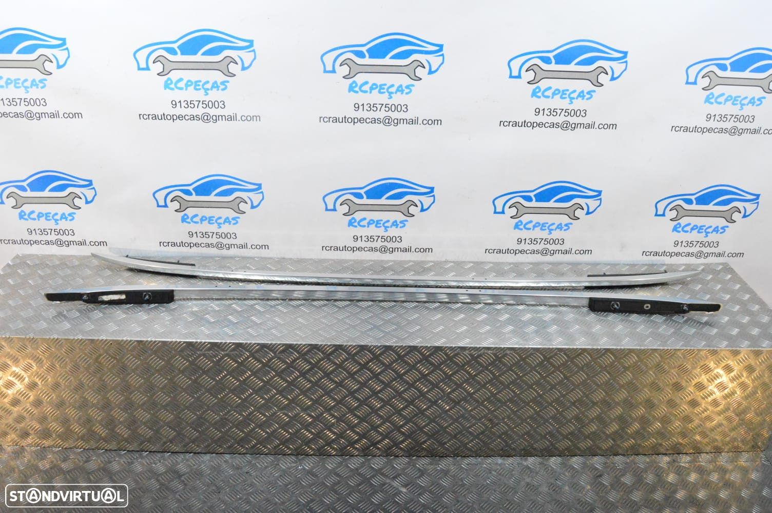 BARRA BARRAS TETO TECTO TEJADILHO LONGIT VW VOLKSWAGEN 7N0860043ZAQ 7N0860043 7N0860044ZAQ 7N0860044 VW VOLKSWAGEN SHARAN 7N2 2.0 TDI 140CV CFF CFFB - 5