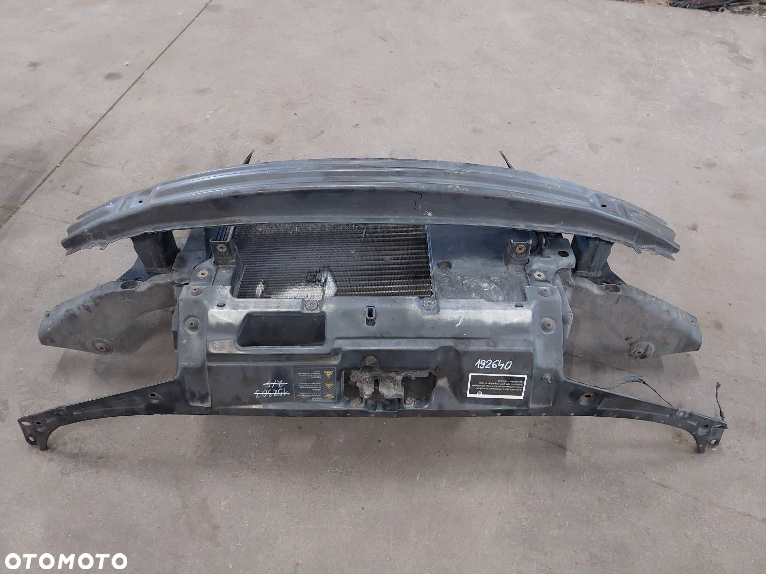 PAS PRZEDNI WZMOCNIENIE CZOŁOWE + CHŁODNICA WODY FABIA I 1.4 8V - 2