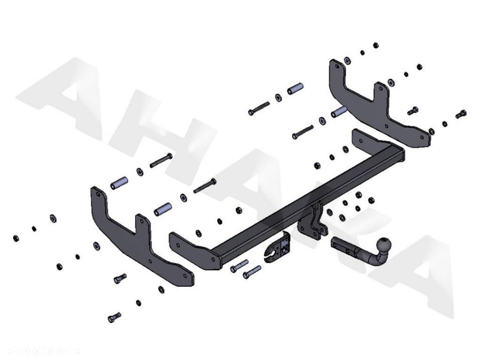 Hak Holowniczy Odkręcany Do Dacia Sandero Hatchback 2008-2012 - 3