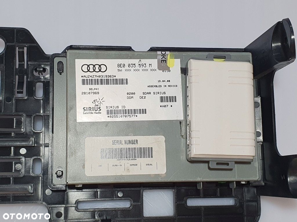 AUDI A3 A4 A5 A6 MODUŁ ODBIORU RADIA CYFROWEGO 8E0035593M STEROWNIK - 2