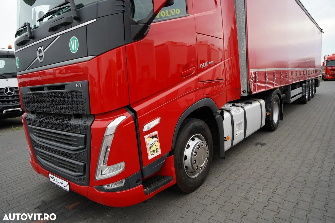 Volvo FH 500 / I-SAVE / XXL / I-PARK COOL / MODEL NOU / ANVELOPE 100% / + CORTINĂ STANDARD SCHMITZ / PUNTE RABATABILĂ / ACOPERIȘ RABATABIL / 2022 / DUPĂ CONTRACTUL DE SERVICE GOLD - 6