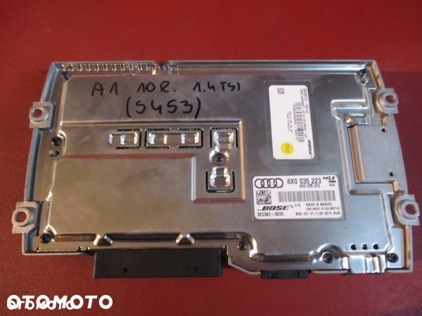 AUDI A1 8X 10R. 1.4 TSI WZMACNIACZ BOSE 8X0035223 - 3