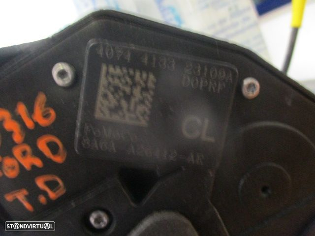 Fecho 8A6AA26412AE FORD FIESTA 4 FASE 1 2009 1.4TDCI 70CV 5P PRETO T DRT 4 PINOS - 6
