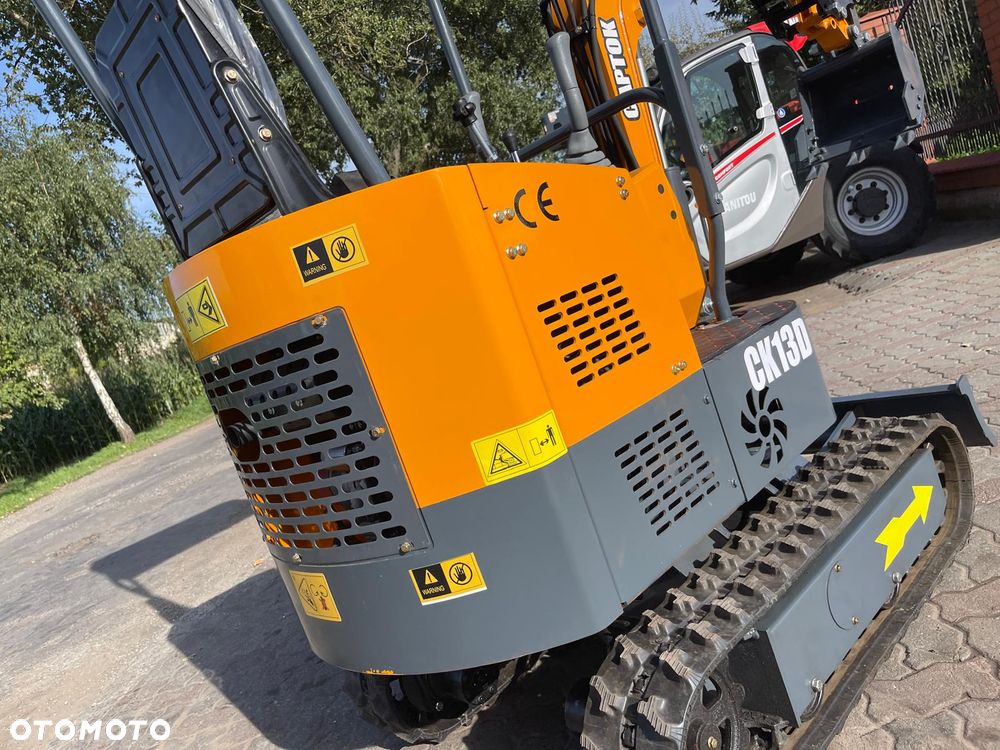 Inny Minikoparka CAPTOK CK13D NOWA KOPARKA 1.3 TONY 2026 ROK RATY/LEASING - Szybka decyzja ! Łyżka, Joystick, Ścisk mechaniczny z przodu SUPER STAN - 37