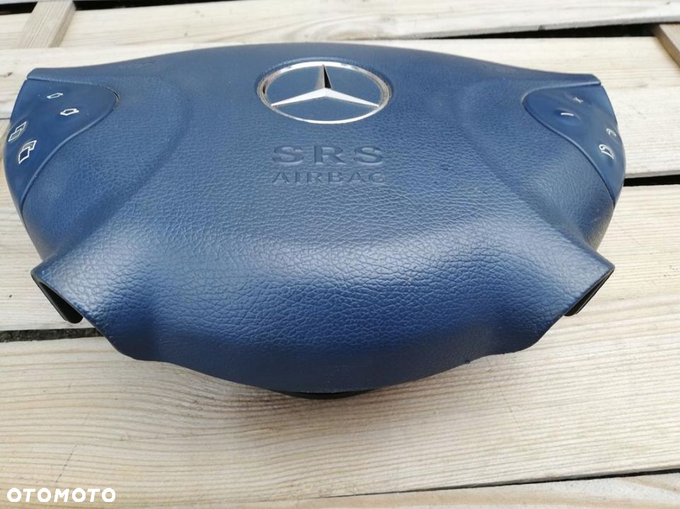 MERCEDES W211 PODUSZKA AIRBAG KIEROWCY KIEROWNICY NIEBIESKA - 3