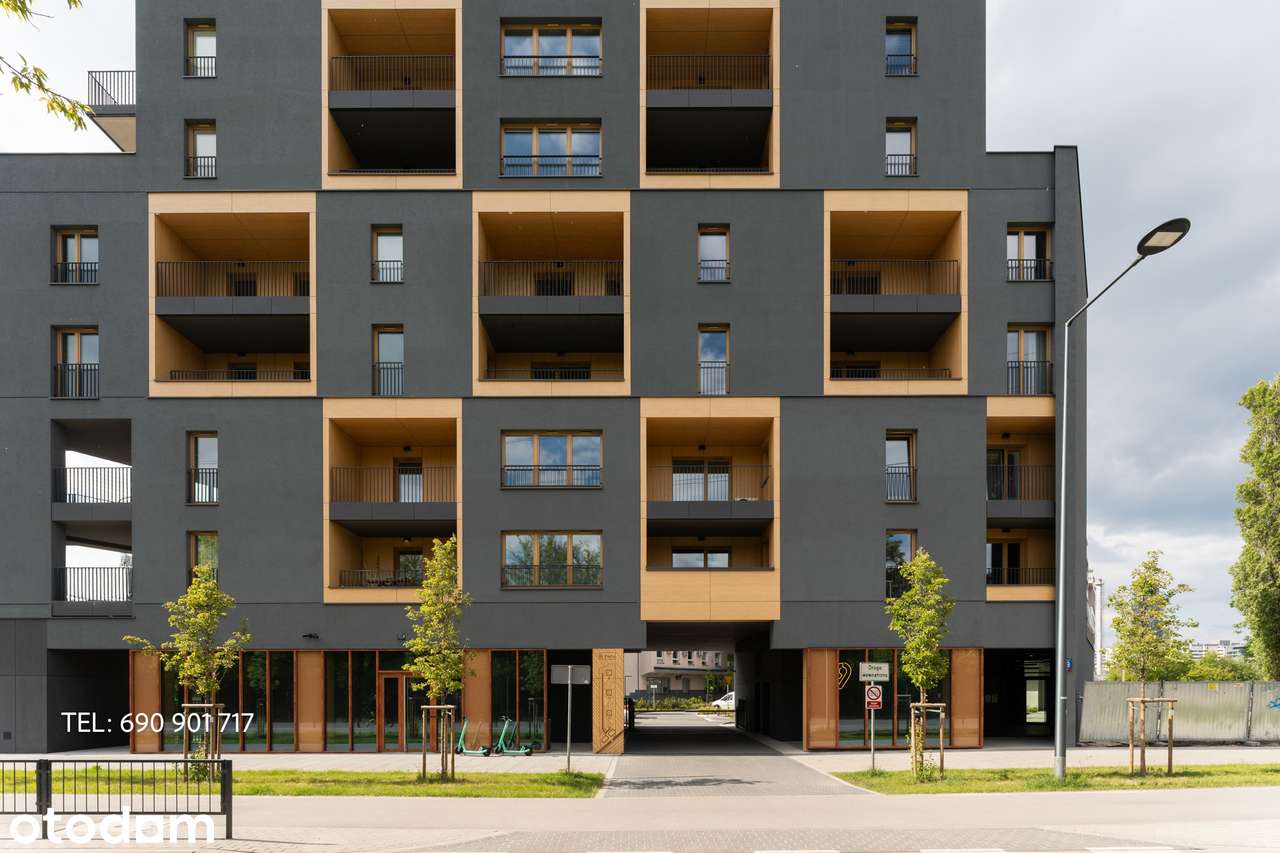 BEZPOŚREDNIO Bliska Wola Kolejowa 19, 3 piętro, 34 m2, 2 pokoje, logia