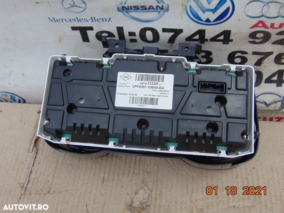 Ceasuri bord Renault Clio 4 an 2012-2019 dezmembrez Renault clio 4 1.5 - 5