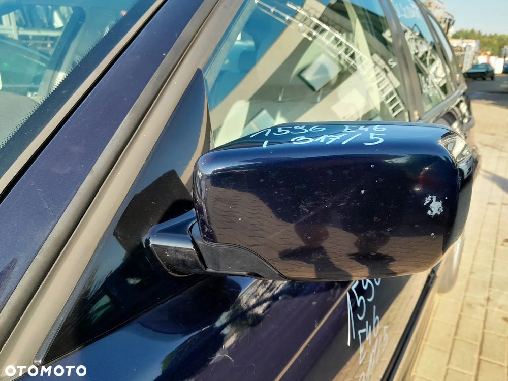 BMW E46 LUSTERKO LEWE PRZEDNIE LEWY PRZÓD KOLOR: 317/5 - 1
