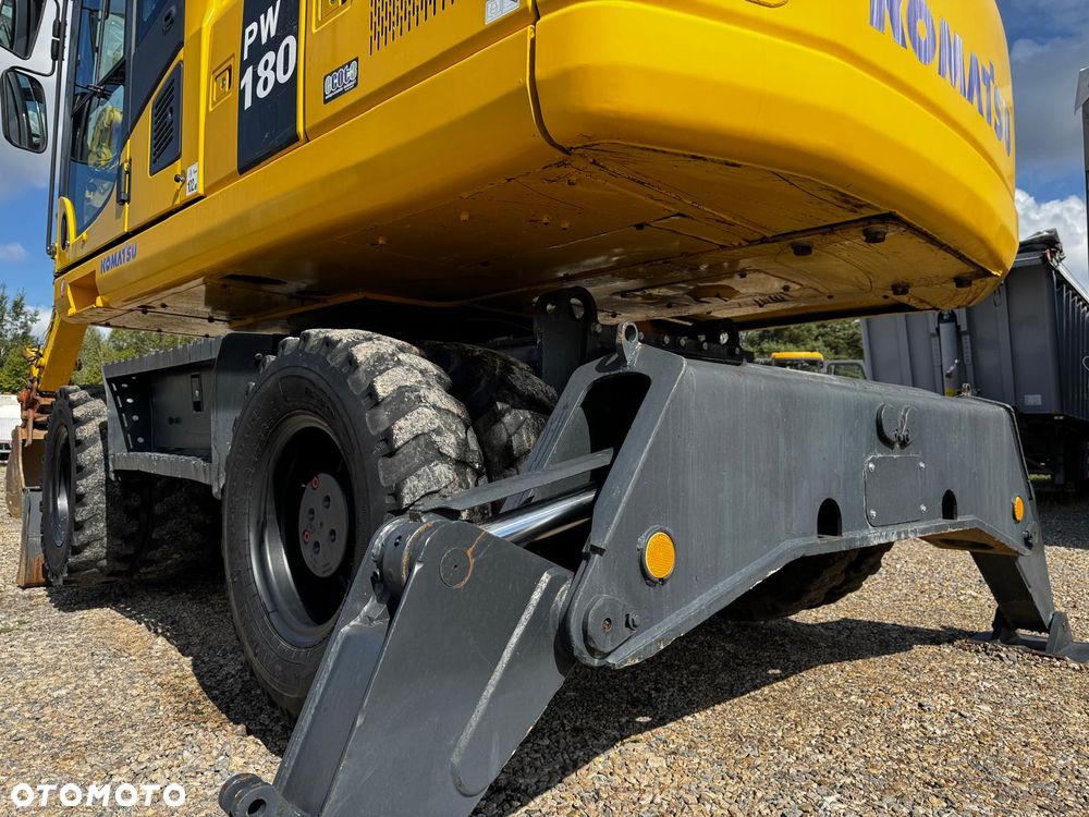 Komatsu PW180 Koparka 19t Kołowa‼️Super Stan Zadbana Stan bardzo dobry. Centralne smarowanie, Klima 2x Osprzęt - 8