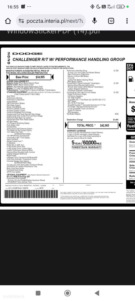 Dodge Challenger 5.7 R/T - 38