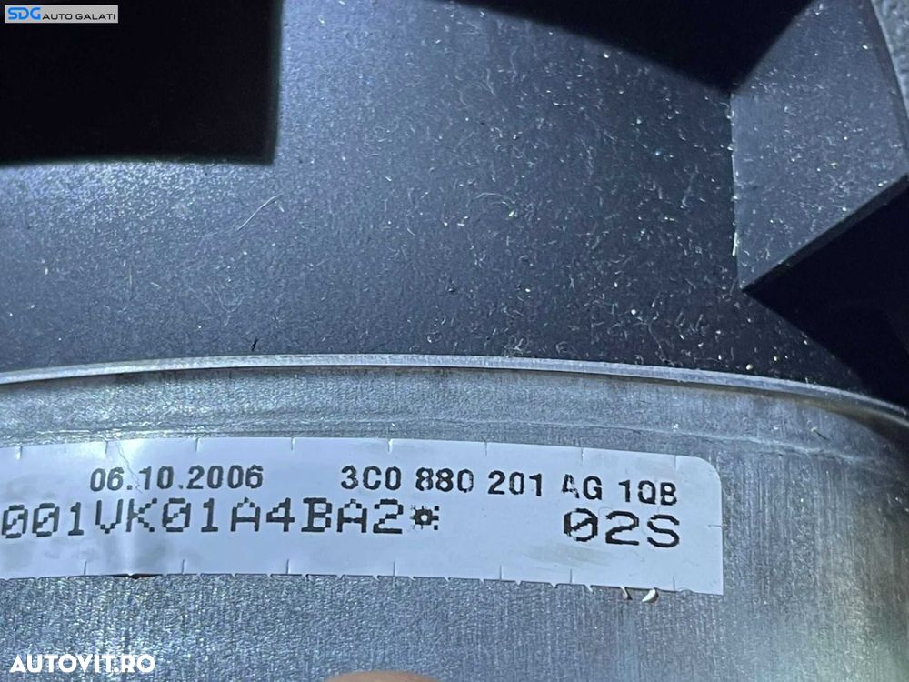 Airbag Volan 3 Spite cu 2 Mufe Volkswagen Passat B6 2005 - 2010 Cod 3C0880201AG - 6