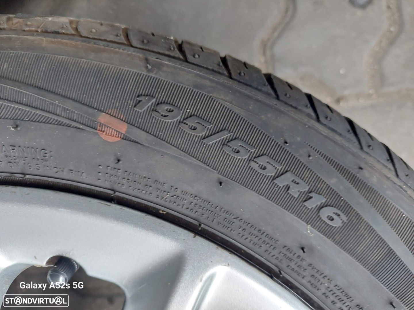 Jantes Opel R16 com pneus 195/55 furação 4x100 - 6